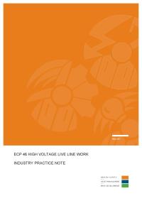 Full size image of ECP 46 High Voltage Live Line Work - Industry Practice Note