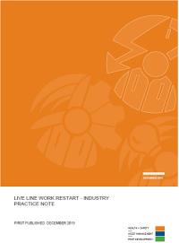 Full size image of Live Line Work Restart - Industry Practice Note