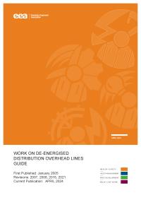 Full size image of Work on De-Energised Distribution Overhead Lines Guide